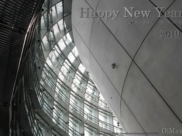 Black and white picture. These are glass windows. Here we can see watermarks.